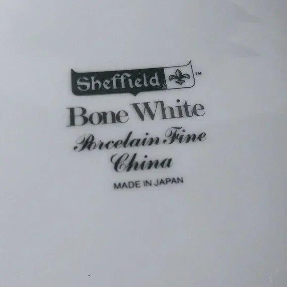Sheffield White Vegetable Bowl Fine China Porcelain - Picture 10 of 13